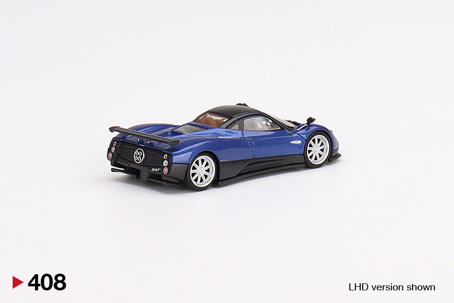 Mô hình xe Mini GT 1:64 Pagani Zonda F Blu Argentina - MGT00408