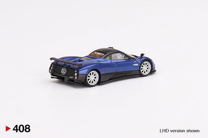 Mô hình xe Mini GT 1:64 Pagani Zonda F Blu Argentina - MGT00408