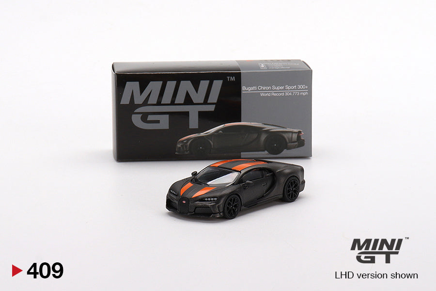 Mô hình xe Mini GT 1:64 Bugatti Chiron Super Sport 300+ World Record 304.773 mph - MGT00409