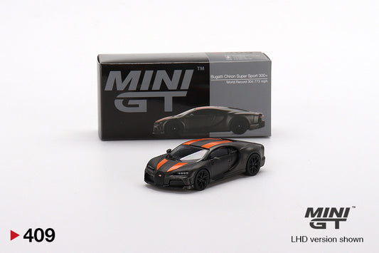 Mô hình xe Mini GT 1:64 Bugatti Chiron Super Sport 300+ World Record 304.773 mph - MGT00409