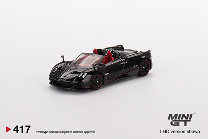Mô hình xe Mini GT 1:64 Pagani Huayra Roadster Black - MGT00417