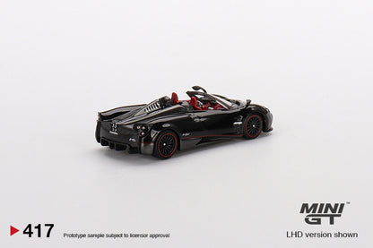 Mô hình xe Mini GT 1:64 Pagani Huayra Roadster Black - MGT00417