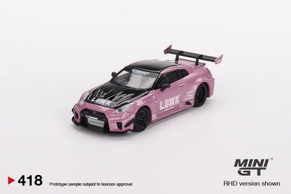 Mô hình xe Mini GT 1:64 LB-Silhouette WORKS GT NISSAN 35GT-RR Ver.2 Passion Pink - MGT00418