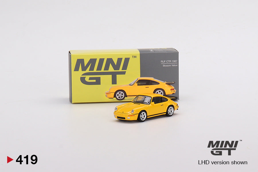 Mô hình xe Mini GT 1:64 RUF CTR 1987 Blossom Yellow - MGT00419