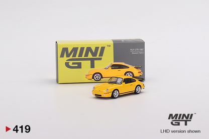 Mô hình xe Mini GT 1:64 RUF CTR 1987 Blossom Yellow - MGT00419