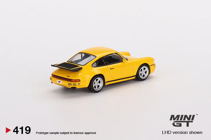 Mô hình xe Mini GT 1:64 RUF CTR 1987 Blossom Yellow - MGT00419