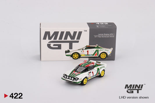Mô hình xe Mini GT 1:64 Lancia Stratos HF 1977 Rally MonteCarlo Winner #1 - MGT00422