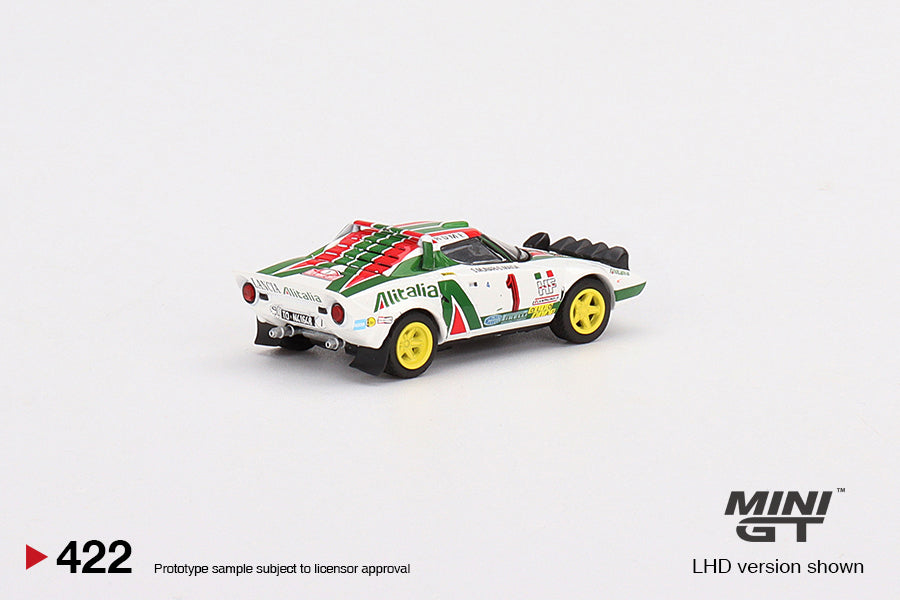 Mô hình xe Mini GT 1:64 Lancia Stratos HF 1977 Rally MonteCarlo Winner #1 - MGT00422