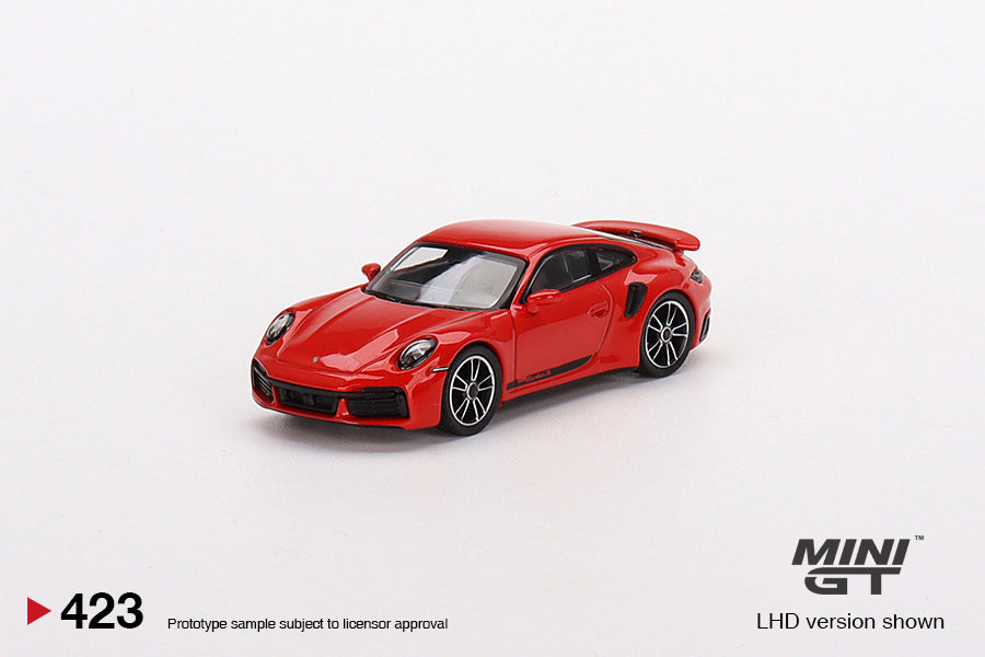 Mô hình xe Mini GT 1:64 Porsche 911 Turbo S Guards Red - MGT00423