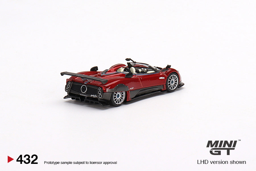 Mô hình xe Mini GT 1:64 Pagani Zonda HP Barchetta Rosso Dubai - MGT00432