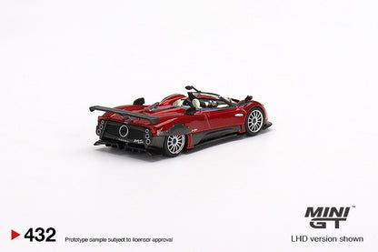 Mô hình xe Mini GT 1:64 Pagani Zonda HP Barchetta Rosso Dubai - MGT00432