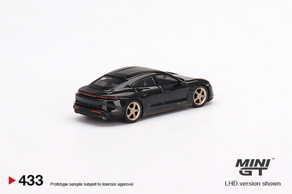 Mô hình xe Mini GT 1:64 Porsche Taycan Turbo S Volcano Grey Metallic - MGT00433