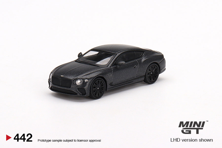 Mô hình xe Mini GT 1:64 Bentley Continental GT Speed Anthracite Satin - MGT00442