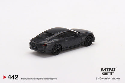 Mô hình xe Mini GT 1:64 Bentley Continental GT Speed Anthracite Satin - MGT00442