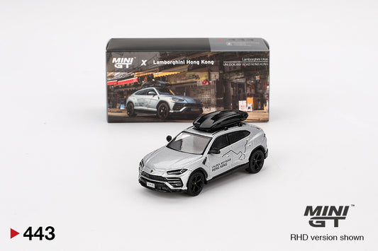 Mô hình xe Mini GT 1:64 Lamborghini Urus UNLOCK ANY ROAD HONG KONG HK Exclusive - MGT00443