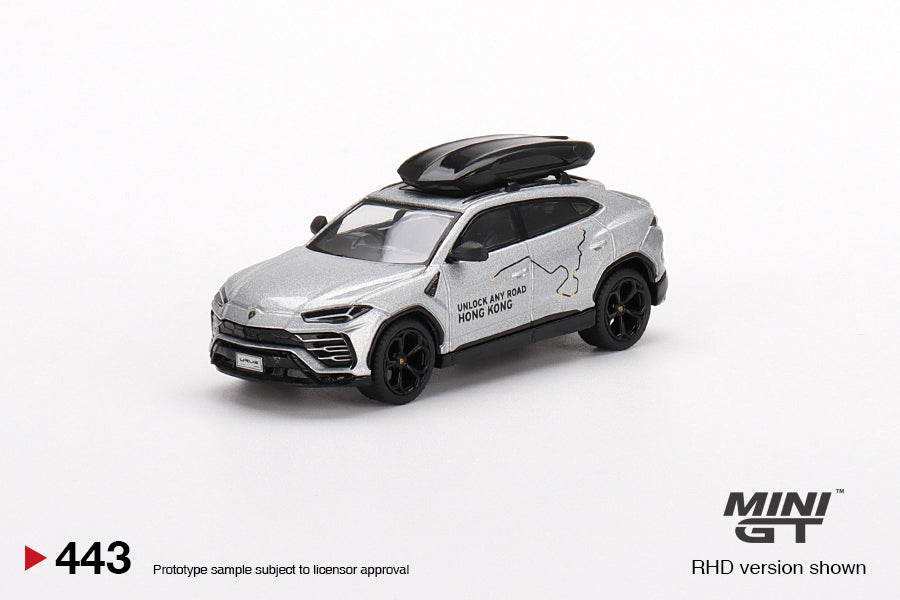 Mô hình xe Mini GT 1:64 Lamborghini Urus UNLOCK ANY ROAD HONG KONG HK Exclusive - MGT00443