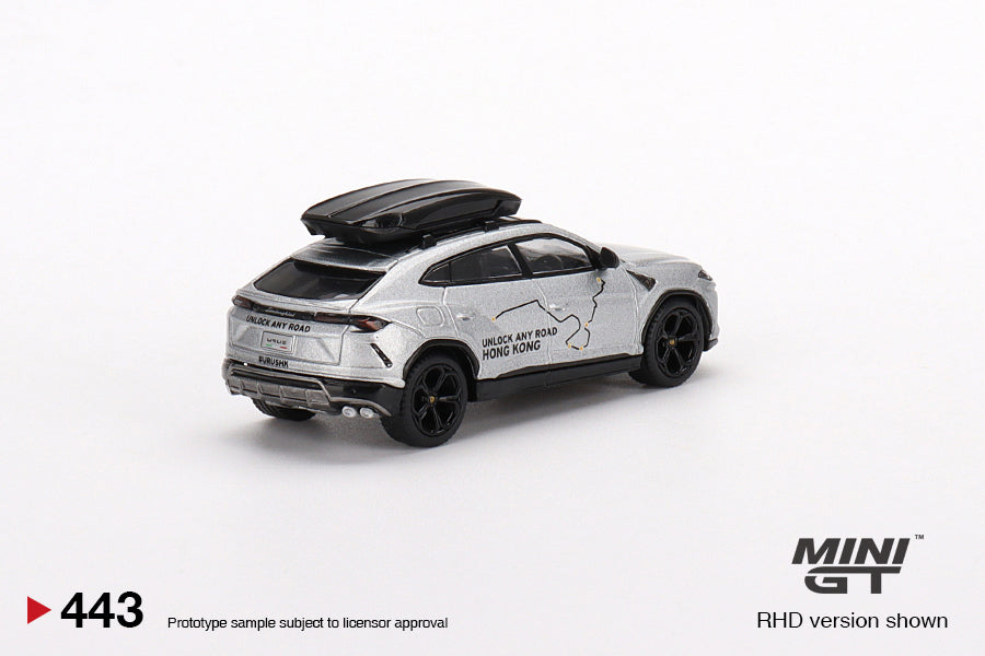 Mô hình xe Mini GT 1:64 Lamborghini Urus UNLOCK ANY ROAD HONG KONG HK Exclusive - MGT00443