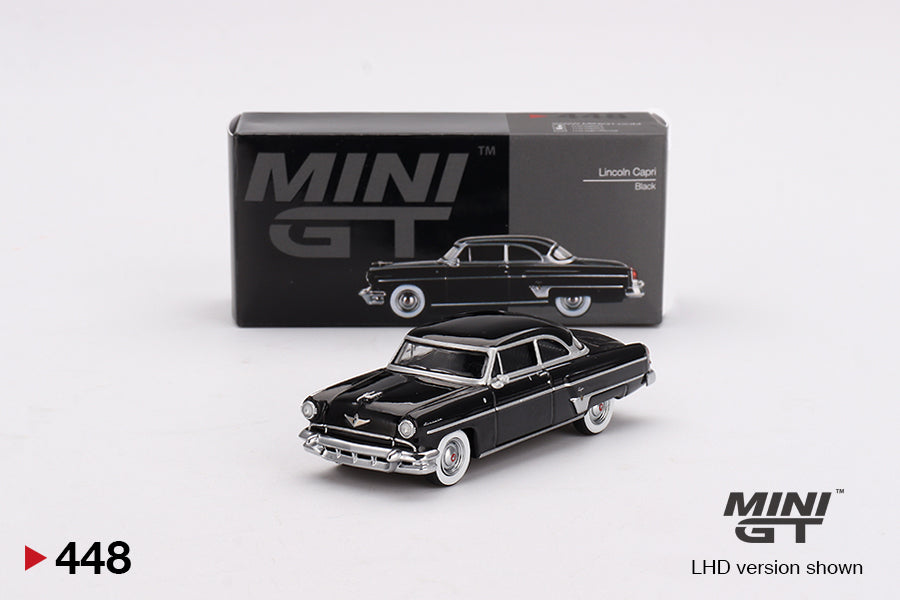 Mô hình xe Mini GT 1:64 Lincoln Capri 1954 Black - MGT00448