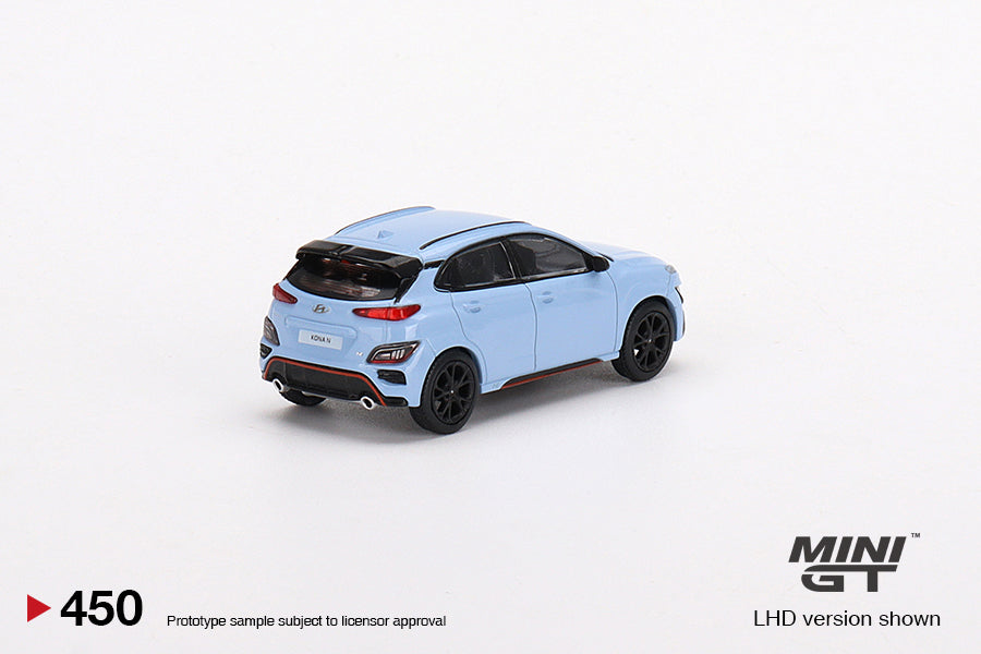 Mô hình xe Mini GT 1:64 Hyundai KONA N Performance Blue - MGT00450
