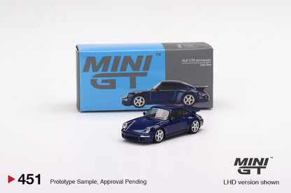 Mô hình xe Mini GT 1:64 RUF CTR Anniversary Dark Blue - MGT00451