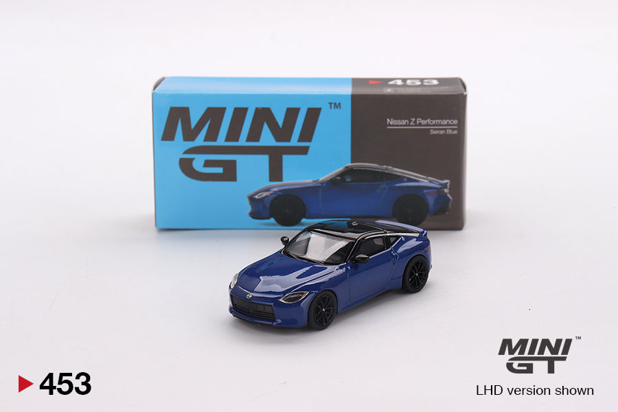 Mô hình xe Mini GT 1:64 Nissan Z Performance 2023 Seiran Blue - MGT00453