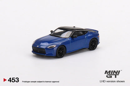 Mô hình xe Mini GT 1:64 Nissan Z Performance 2023 Seiran Blue - MGT00453