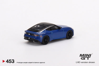 Mô hình xe Mini GT 1:64 Nissan Z Performance 2023 Seiran Blue - MGT00453