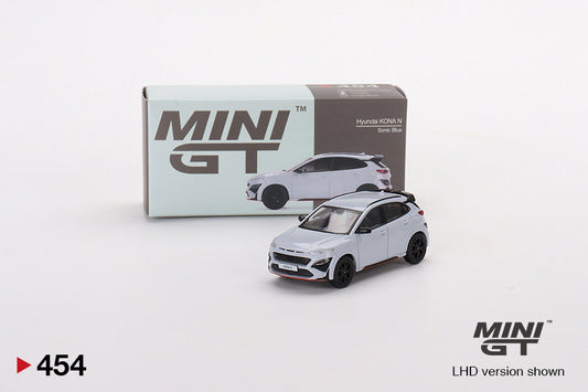 Mô hình xe Mini GT 1:64 Hyundai KONA N Sonic Blue - MGT00454