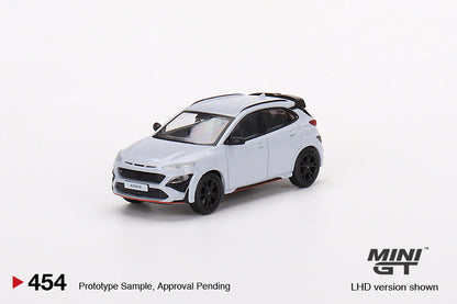 Mô hình xe Mini GT 1:64 Hyundai KONA N Sonic Blue - MGT00454