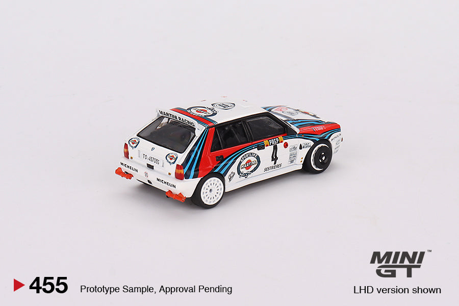 Mô hình xe Mini GT 1:64 Lancia Delta HF Integrale Evoluzione 1992 Rally MonteCarlo Winner #4 - MGT00455