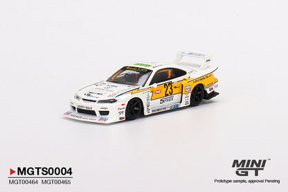 Mô hình xe Mini GT 1:64 LB-Super Silhouette Nissan S15 SILVIA Presentation - MGT00465