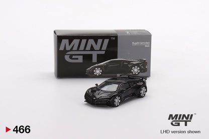 Mô hình xe Mini GT 1:64 Bugatti Centodieci Black - MGT00466