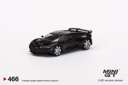 Mô hình xe Mini GT 1:64 Bugatti Centodieci Black - MGT00466