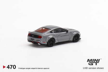 Mô hình xe Mini GT 1:64 Ford Mustang GT LB-Works Grey - MGT00470