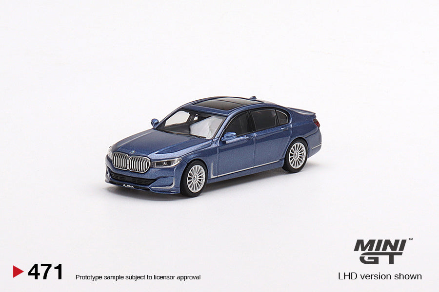 Mô hình xe Mini GT 1:64 BMW Alpina B7 xDrive Alpina Blue Metallic - MGT00471