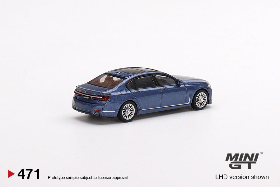 Mô hình xe Mini GT 1:64 BMW Alpina B7 xDrive Alpina Blue Metallic - MGT00471