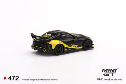 Mô hình xe Mini GT 1:64 Toyota GR Supra LB-Works Matte Black - MGT00472