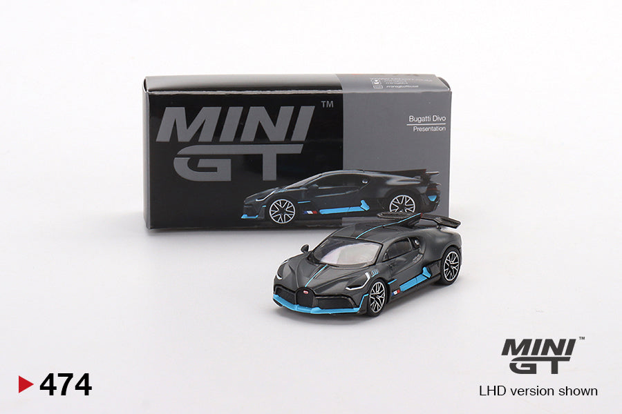 Mô hình xe Mini GT 1:64 Bugatti Divo Presentation - MGT00474