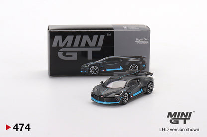Mô hình xe Mini GT 1:64 Bugatti Divo Presentation - MGT00474