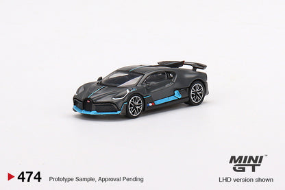 Mô hình xe Mini GT 1:64 Bugatti Divo Presentation - MGT00474