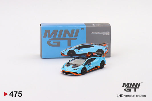 Mô hình xe Mini GT 1:64 Lamborghini Huracán STO Blu Laufey - MGT00475
