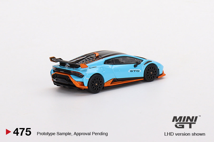 Mô hình xe Mini GT 1:64 Lamborghini Huracán STO Blu Laufey - MGT00475