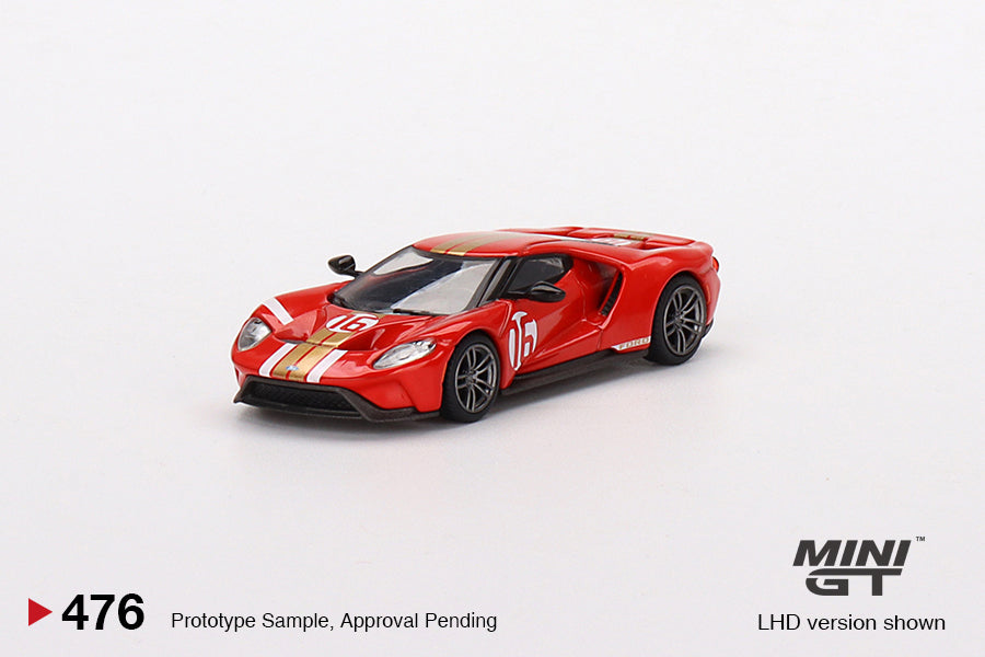 Mô hình xe Mini GT 1:64 Ford GT Alan Mann Heritage Edition - MGT00476