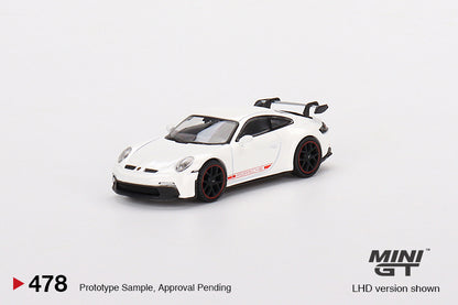 Mô hình xe Mini GT 1:64 Porsche 911 (992) GT3 White - MGT00478