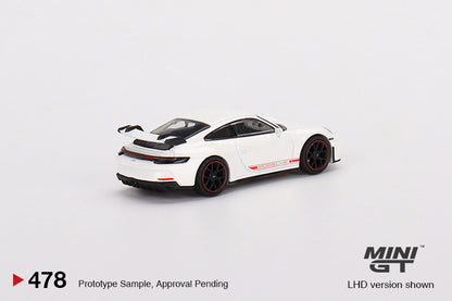 Mô hình xe Mini GT 1:64 Porsche 911 (992) GT3 White - MGT00478