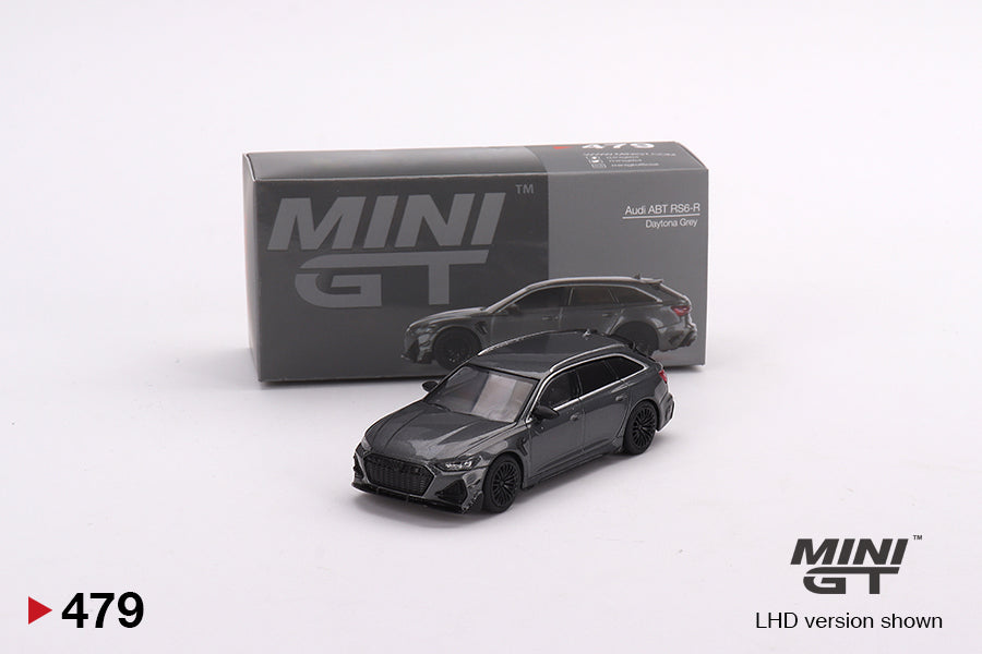 Mô hình xe Mini GT 1:64 ABT Audi RS6-R Daytona Grey - MGT00479