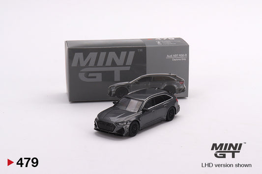 Mô hình xe Mini GT 1:64 ABT Audi RS6-R Daytona Grey - MGT00479