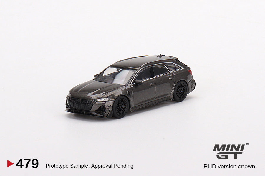 Mô hình xe Mini GT 1:64 ABT Audi RS6-R Daytona Grey - MGT00479