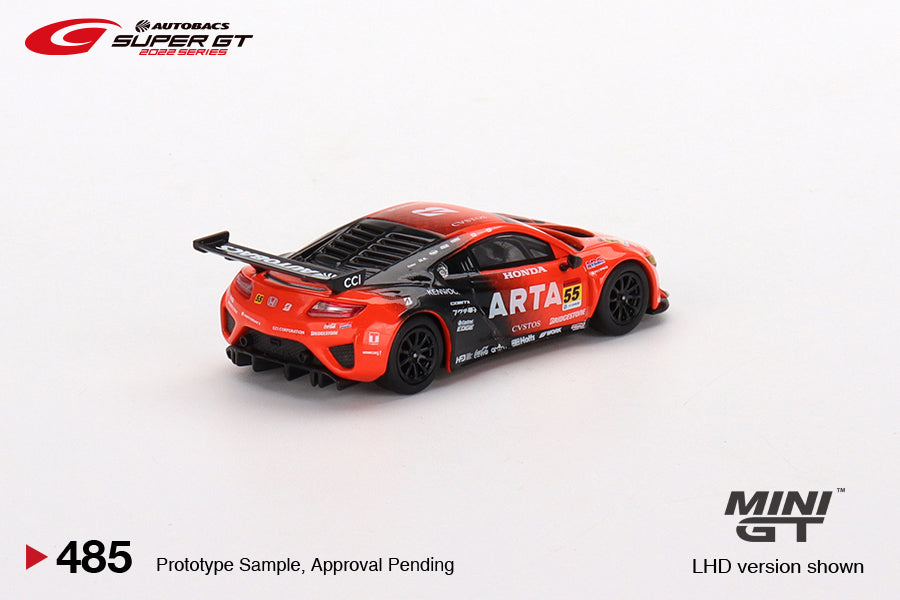 Mô hình xe Mini GT 1:64 Honda NSX GT3 EVO22 #55 ARTA 2022 Super GT Series - MGT00485