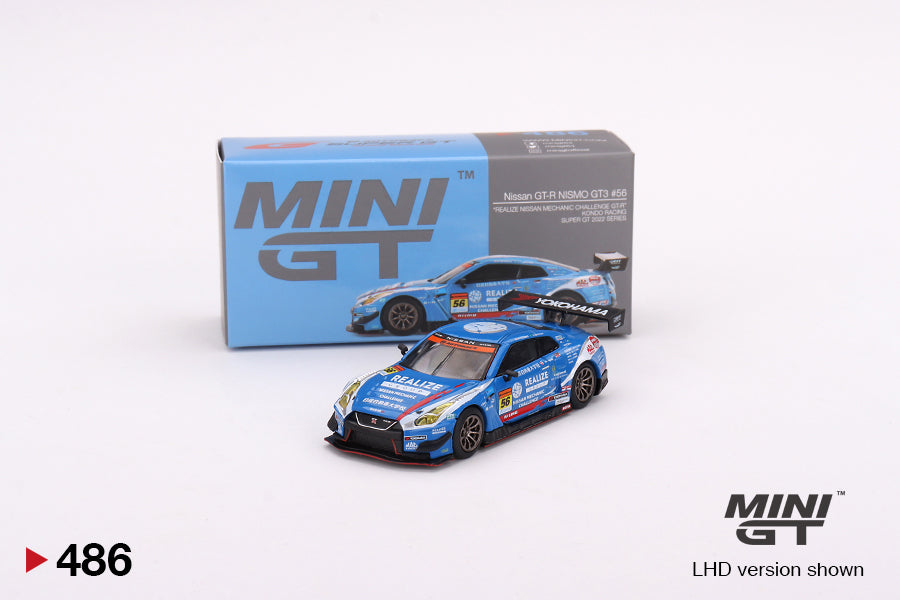 Mô hình xe Mini GT 1:64 Nissan GT-R NISMO GT3 #56 KONDO RACING 2022 Super GT Series - MGT00486